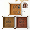 Empty Your Pockets Custom Photo Sketch Line Art Father's Day Gift For Him - Personalized Valet Tray