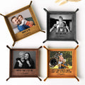 Custom Photo & Message Father's Day Gift For Dad - Personalized Valet Tray