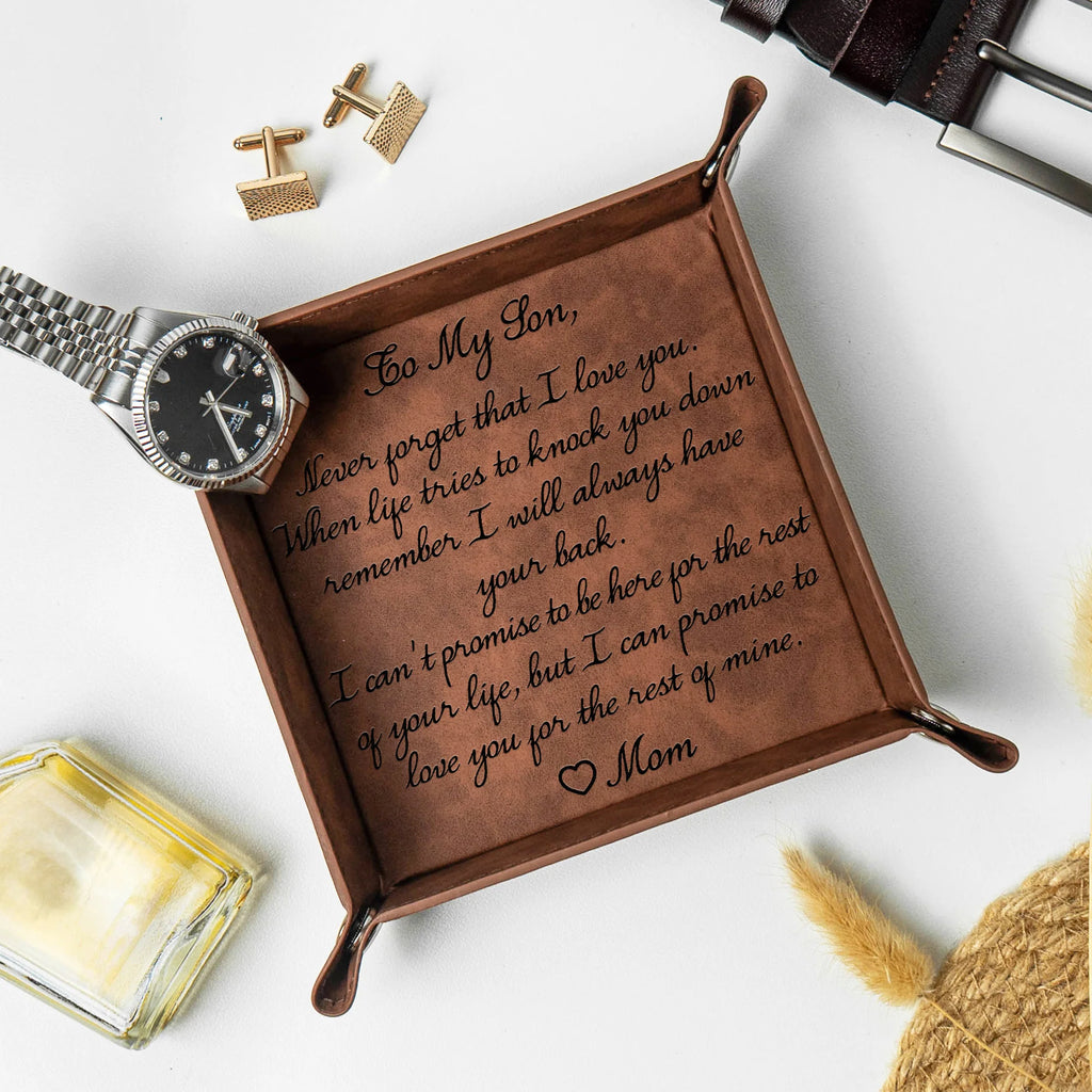 Never Forget That I Love You - Personalized Valet Tray